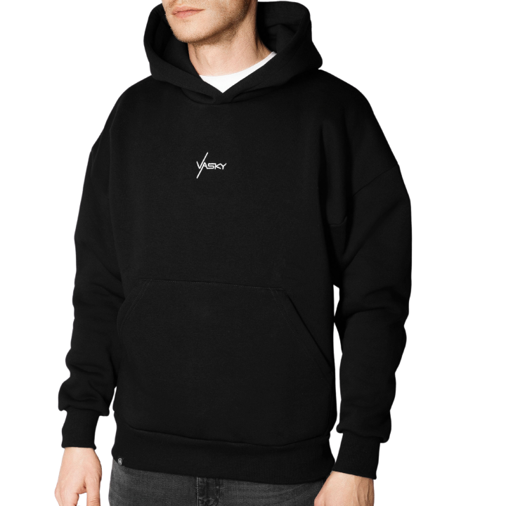 Urban Mikina s Kapucí Oversize BLACK